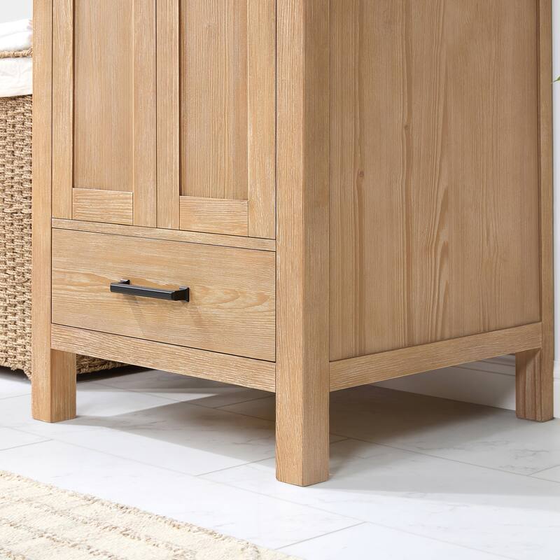 Shannon Bath Vanity with Composite Stone Countertop and Mirror