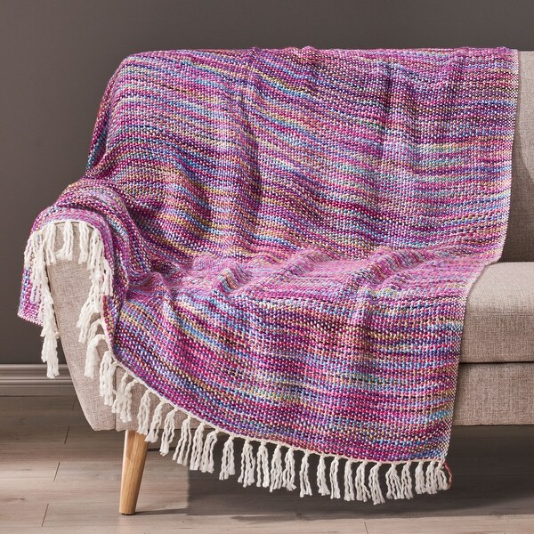 Dymond Boho Fabric Throw Blanket by Christopher Knight Home. Opens flyout.