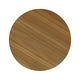 preview thumbnail 44 of 59, HomePop Round Storage Ottoman table with Wood Top
