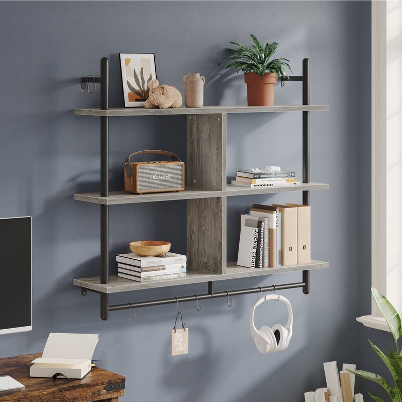 41 inch Wall Shelves 3-tiers Floating Shelf - 41 inch
