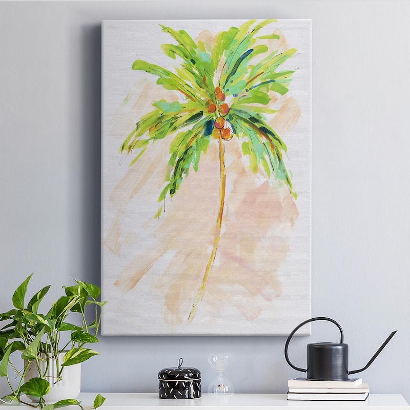 Coconut Palm II Premium Gallery Wrapped Canvas - Ready to Hang - Bed ...