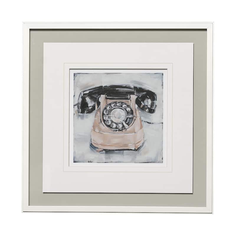 Retro Phone IV Framed Art Print