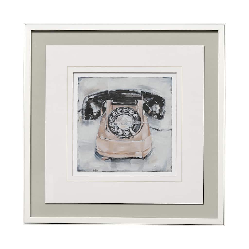 Retro Phone IV Framed Art Print