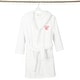 preview thumbnail 77 of 78, Sweet Kids 100% Polyester SUPER PLUSH Double Brushed Hooded Bathrobe with Pink Script Monogram