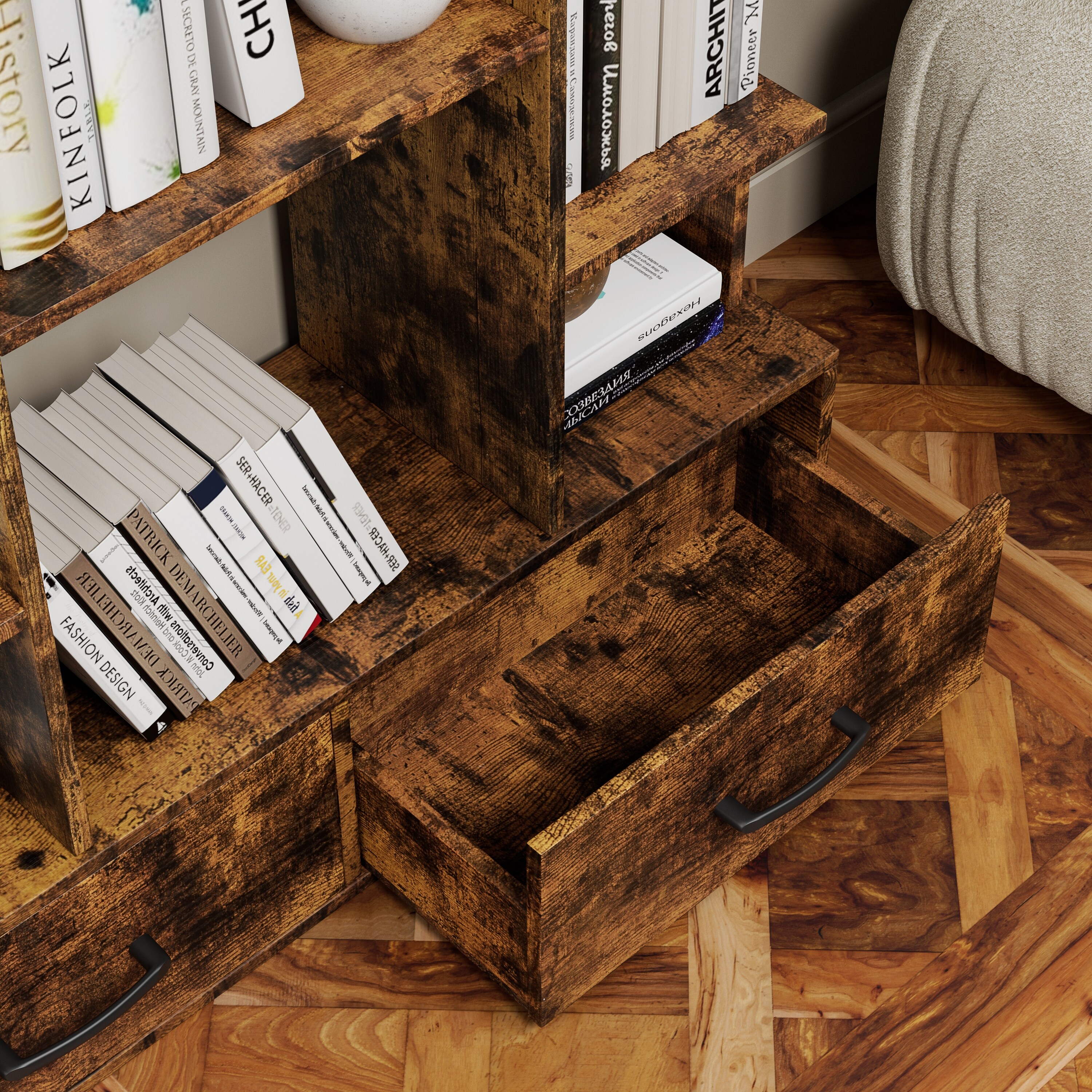 Bookshelf-with-2-Drawers,