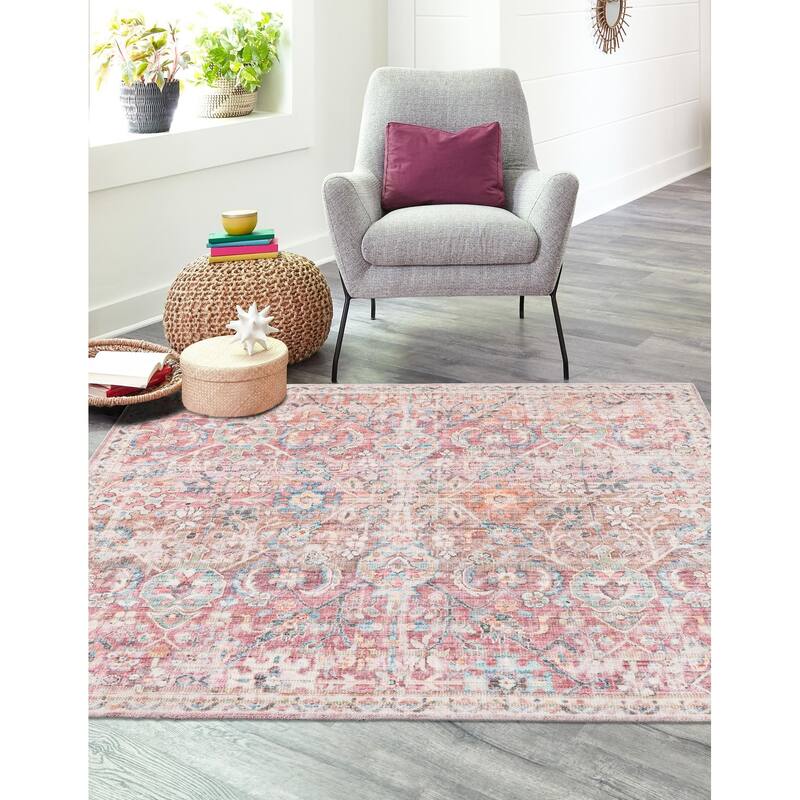 Country & Floral Pria Collection Area Rug