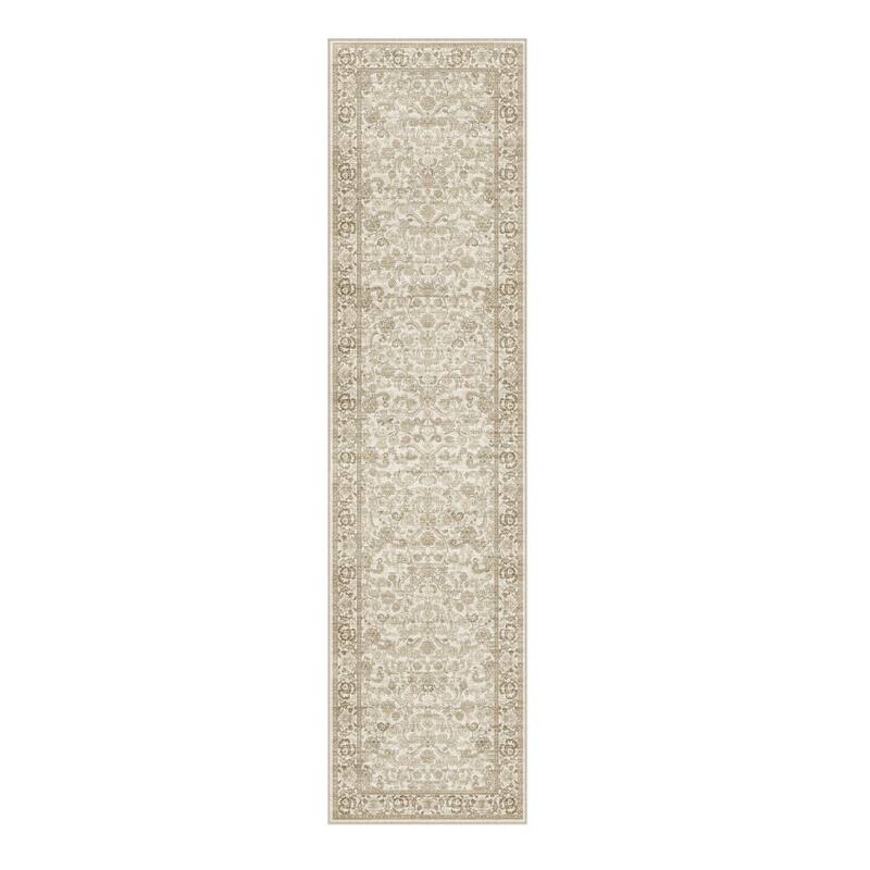 HomeRoots Floral Persian Runner Area Rug - 2' X 8'