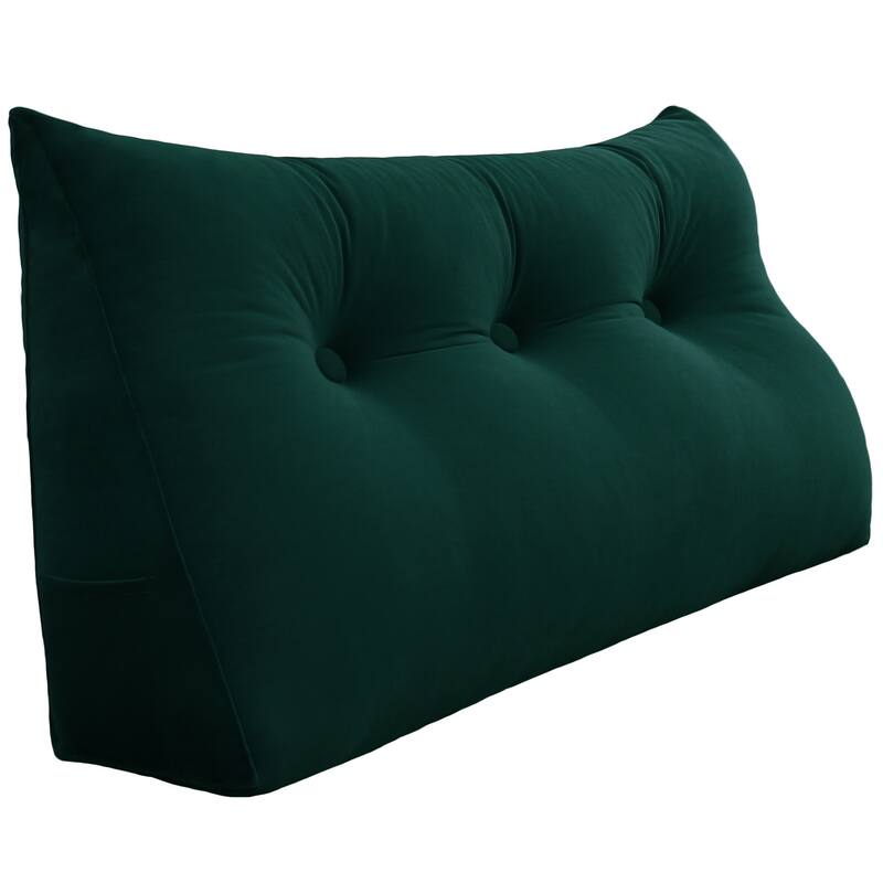 WOWMAX Bed Rest Wedge Bolster Reading Pillow Daybed Dorm Headboard