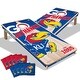 preview thumbnail 1 of 4, Kansas Jayhawks NCAA 2x4 Cornhole Board Set Include Carrying Case