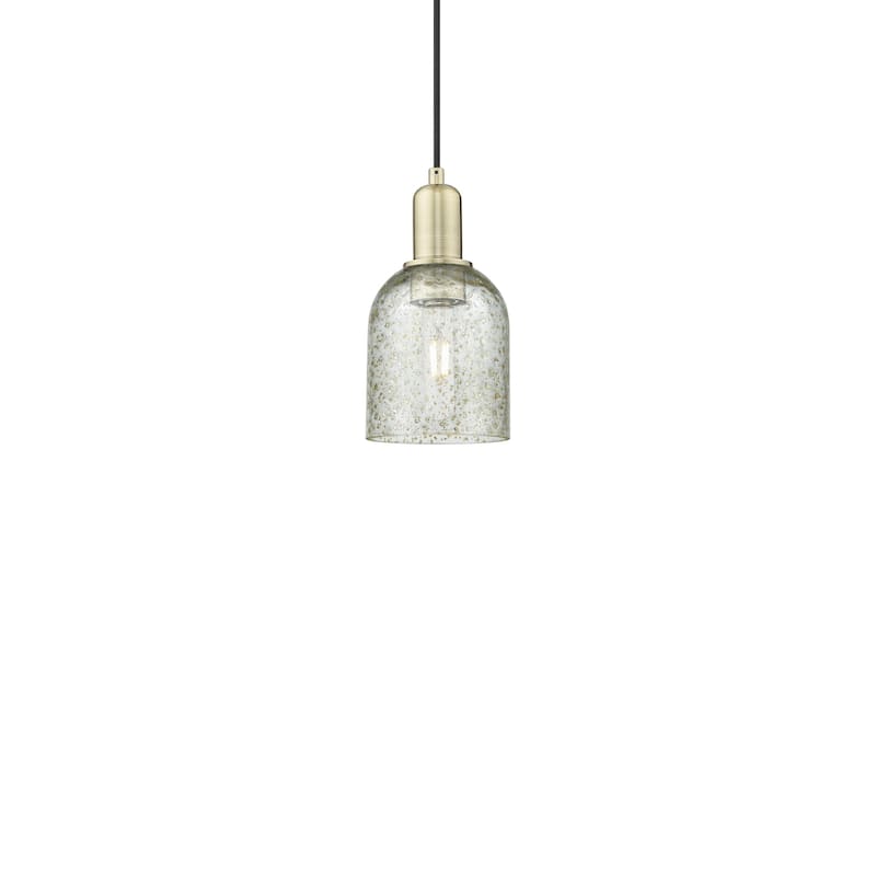 Innovations Lighting 716-1P-10-5 Caledonia Pendant Caledonia 5" Wide - Antique Brass / Mica