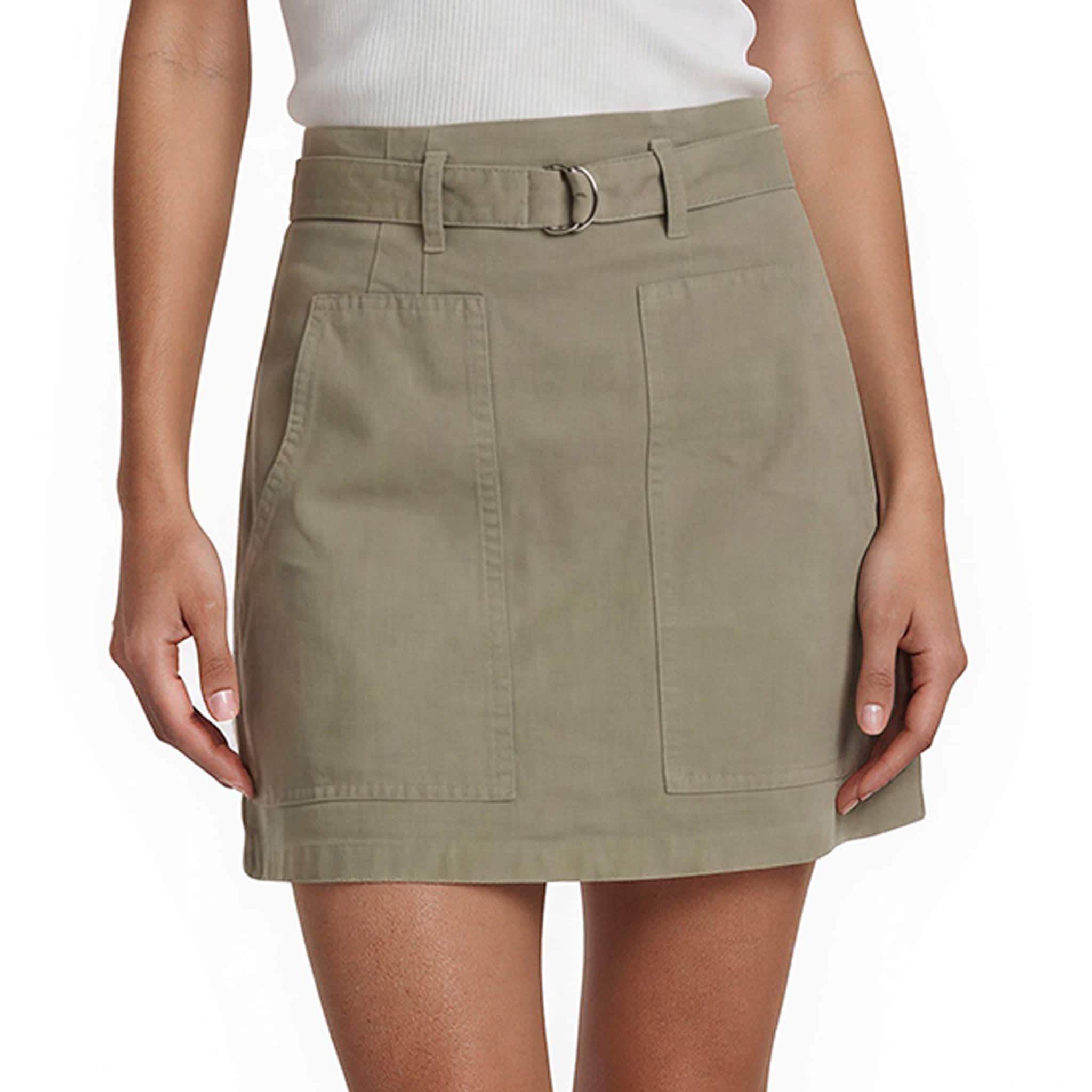 Prada Cotton Canvas Mini Skirt