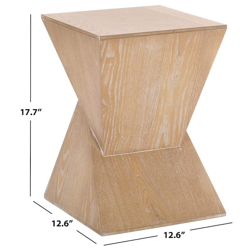 SAFAVIEH Rahan End Table, Fully Assembled - 13"W x 13"D x 18"H