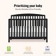 preview thumbnail 4 of 4, Dream On Me Odelle 5 in 1 Convertible Crib - Matte Black