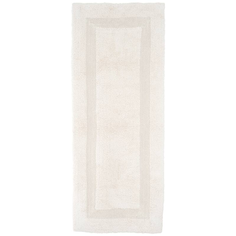 Bath Mat - 60x24-Inch Plush Cotton Bathroom Runner by Windsor Home
