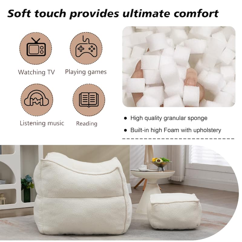 Adult and children's bean bag sofa, indoor and outdoor