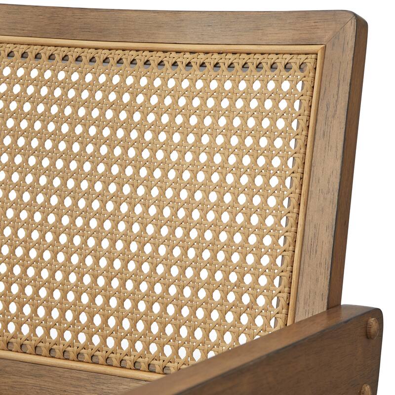 Lifestorey Felicity Solid Wood Dining Arm Chair (Set of 2)