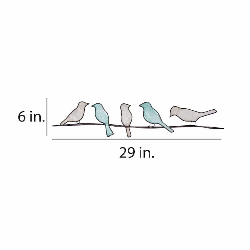 Birds On A Wire - 1 x 28.5 x 6