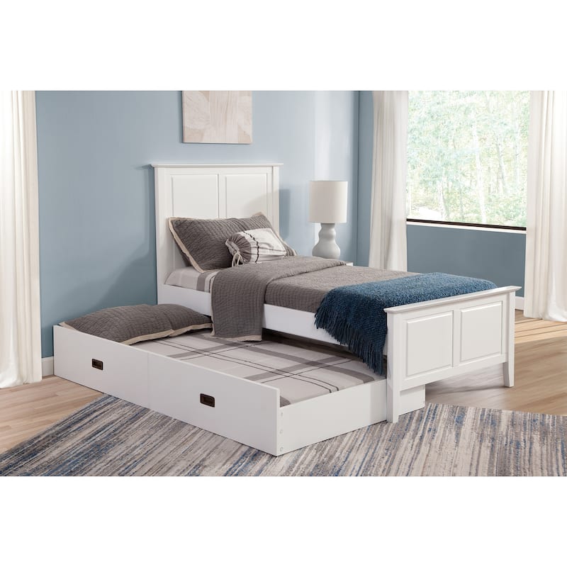 Heritage Solid Wood Twin Trundle Bed