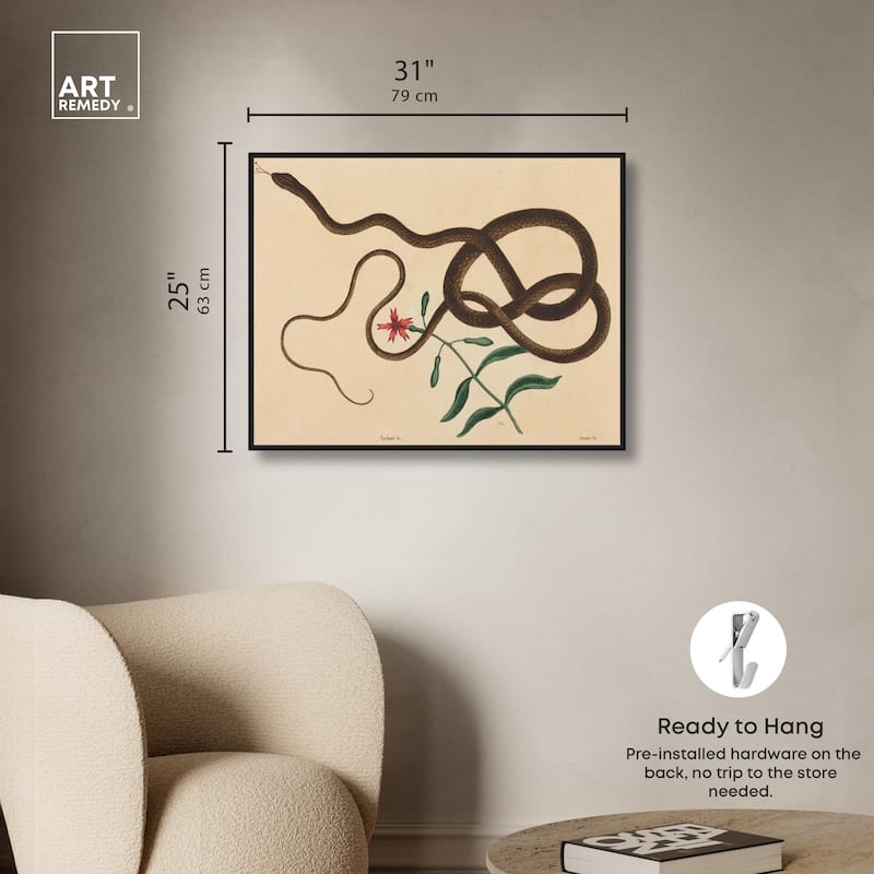 The Coach Whip Snake 1743 Canvas by Art Remedy