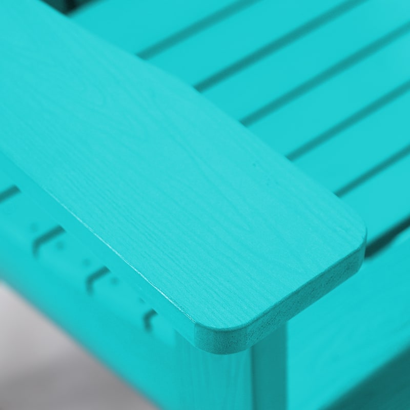 Tall Adirondack Chairs Set of 2 with handrails and connecting plates - 28.3"L x 22.6"W x 48.8"H
