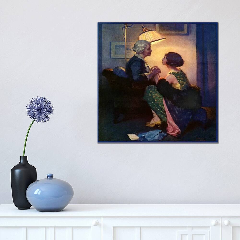 iCanvas "The Party after the Party" by Norman Rockwell Canvas Print