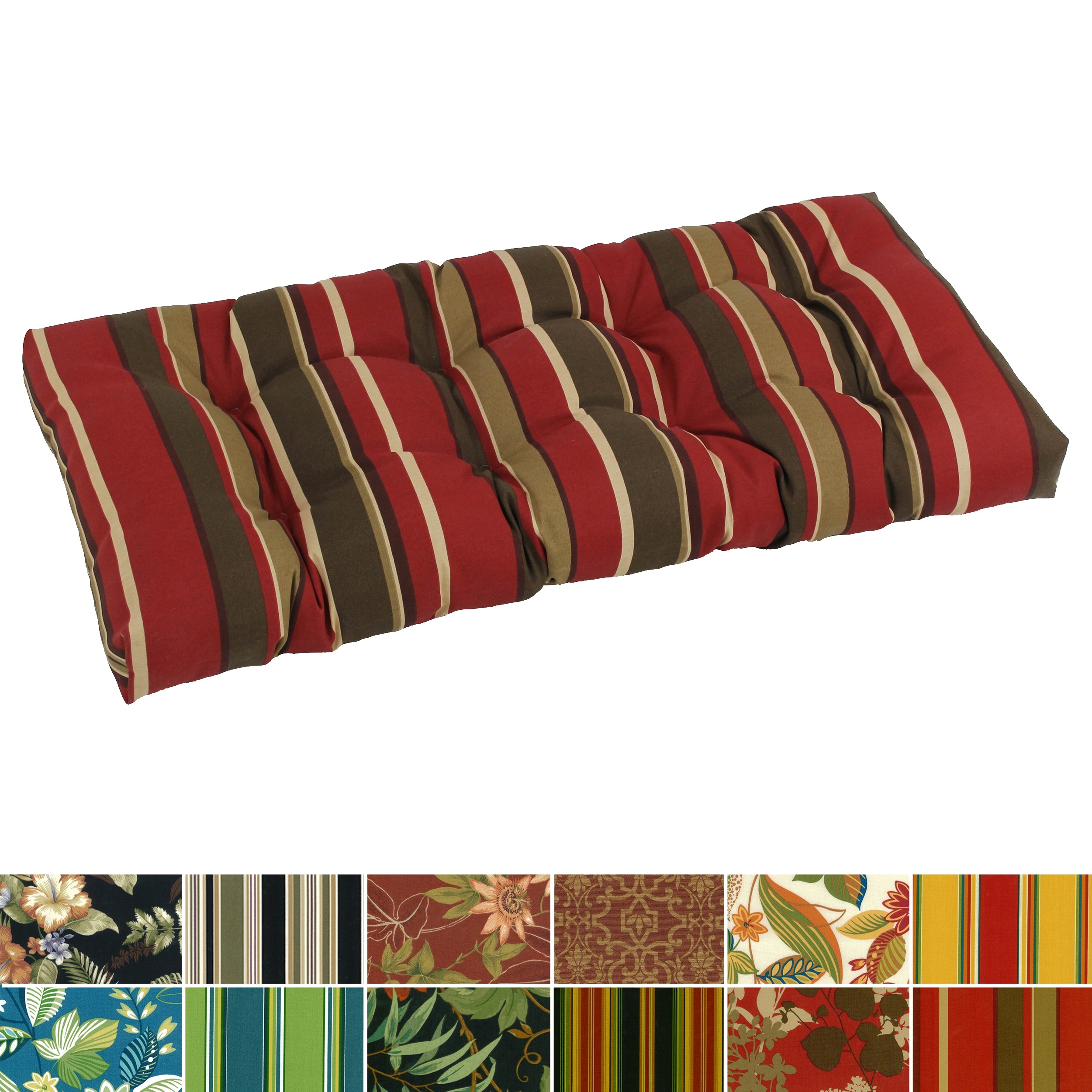42-inch by 19-inch Tufted Indoor/Outdoor Loveseat/Bench SkNELVLW0A_Mru697PAVjA - Picture 7 of 59
