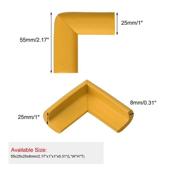 Shop 5pcs Furniture Corner Cushions Foam Table Desk Cabinet Edge