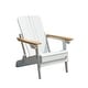 preview thumbnail 10 of 22, Patio HDPE Board Folding Adirondack Chair With Cup Holder