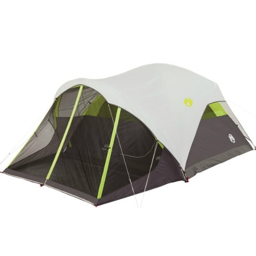 Coleman Steel Creek Screened 6 Person Tent Pitch Screened Dome Tent 6 Person