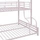 preview thumbnail 14 of 43, Metal House Bunk Bed, Twin over Full
