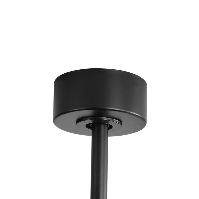 65-Inch 8-Blade Black/White Ceiling Fan with Remote without Light