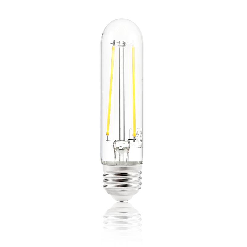 Light Society Set of 6 Sovana T10 / 4.9" Clear LED Filament Light Bulbs