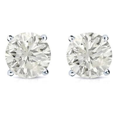 Auriya 14k Gold 1 1/4ctw Diamond Stud Earrings Clarity-enhanced (E-F, G-H, H-I or J-K, SI1-SI2, I1-I2 or I2-I3)