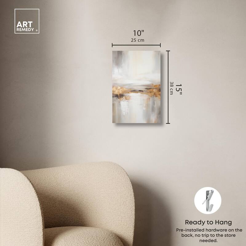 Gold Dust II Canvas by Art Remedy, Gallery Wrapped