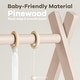 preview thumbnail 4 of 18, Wooden Baby Play Gym Set, Interactive Activity Center by Comfy Cubs