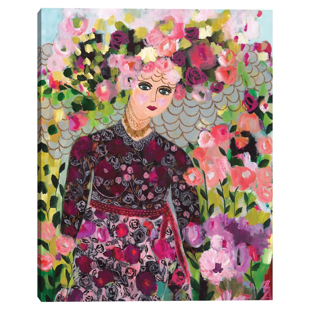 Garden Goddess by Carrie Schmitt Canvas Art Print