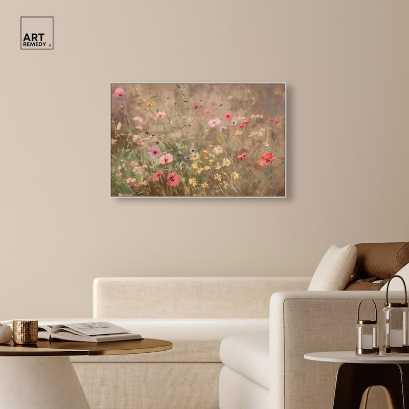 Wildflower Meadow Canvas by Art Remedy
