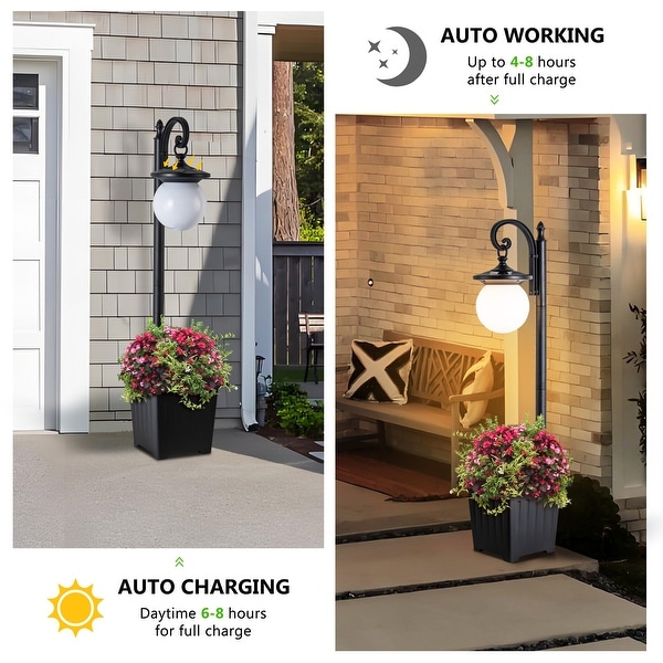 Solar porch lamp cheap