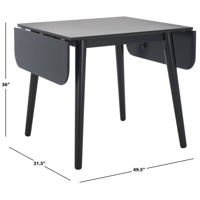 SAFAVIEH Home Damarius Drop Leaf Dining Table - 51"W x 31"D x 29"H
