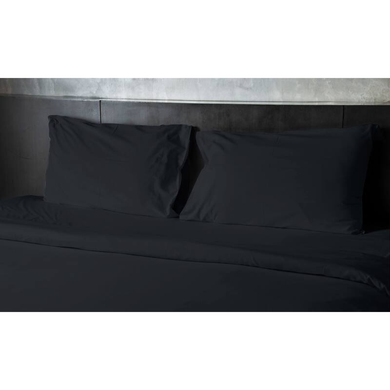 King Size Comfort 4-Piece 1800 Count Bedding - EXTRA SOFT DEEP SHEETS - Black