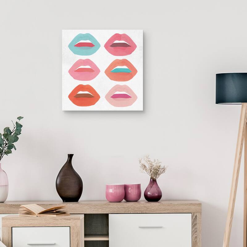 Flaming Lips I by Isabelle Z Canvas Art Print