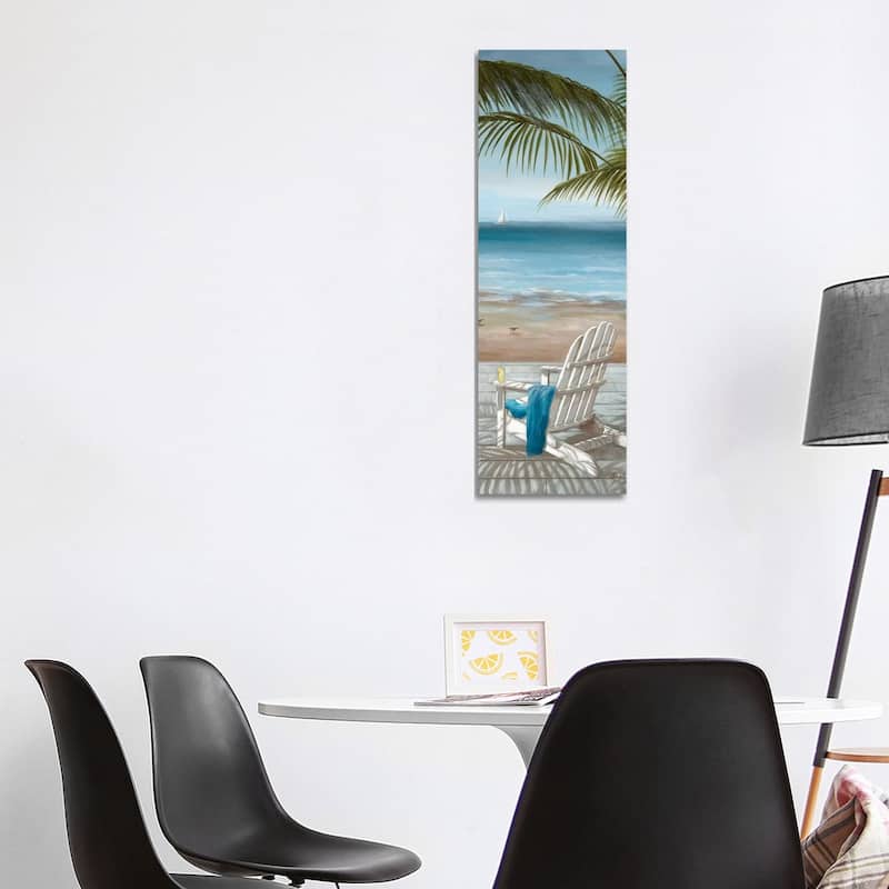 iCanvas "Walk on the Beach II" by Nan Canvas Print - 48x16x1.5