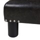 preview thumbnail 79 of 130, The Curated Nomad Performance Fabric Stardust Square Upholstered Footstool Ottoman