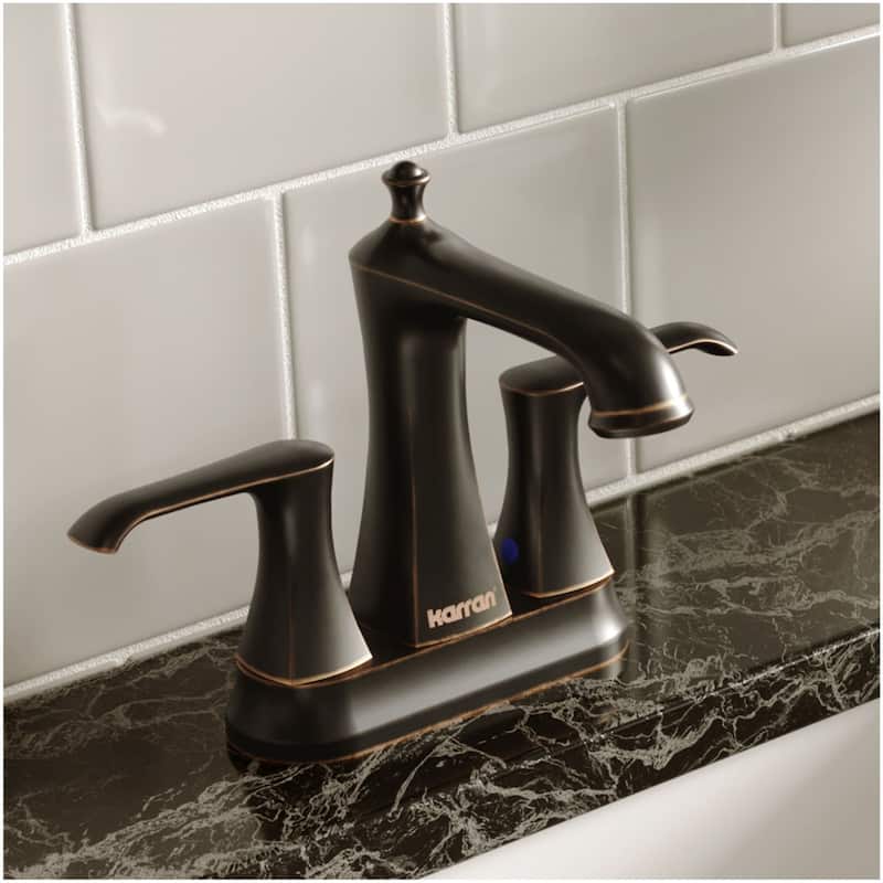 Karran USA KBF416 Woodburn 1.2 GPM Centerset Bathroom Faucet with