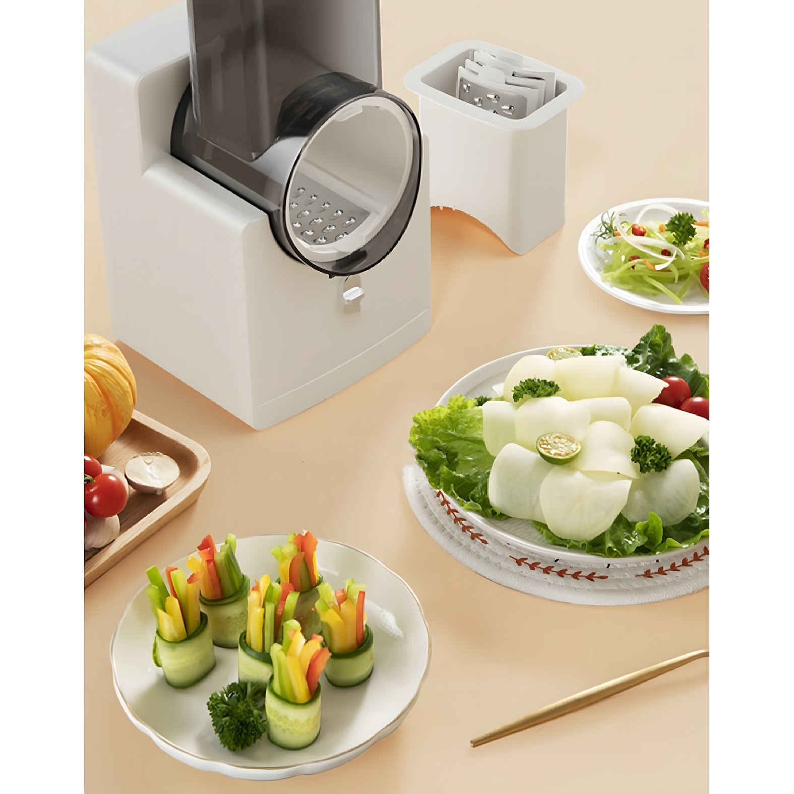 Multi-Functional Electric Vegetable Slicer Dicer Chopper - On Sale - Bed  Bath & Beyond - 38255790