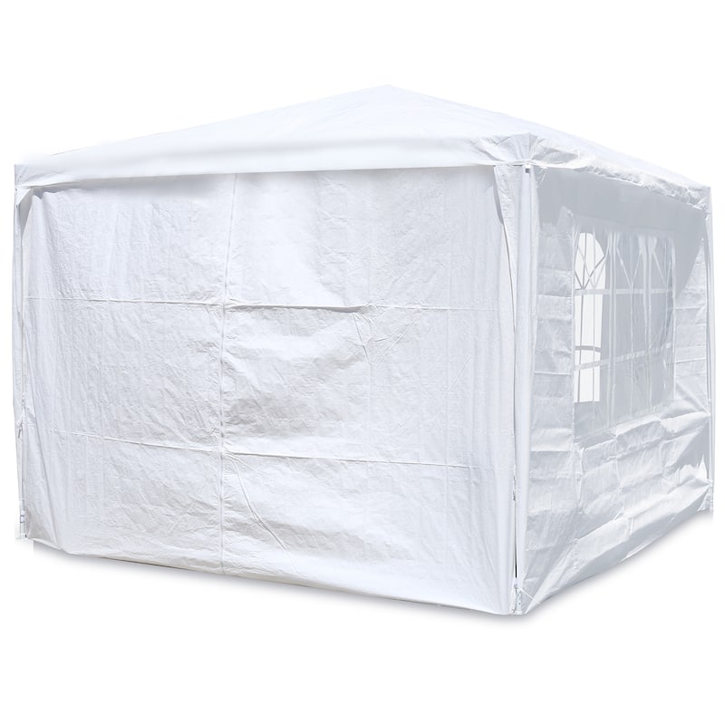 10x10FT Heavy Duty Party Tent,Wedding Canopy with 4 Removable Walls