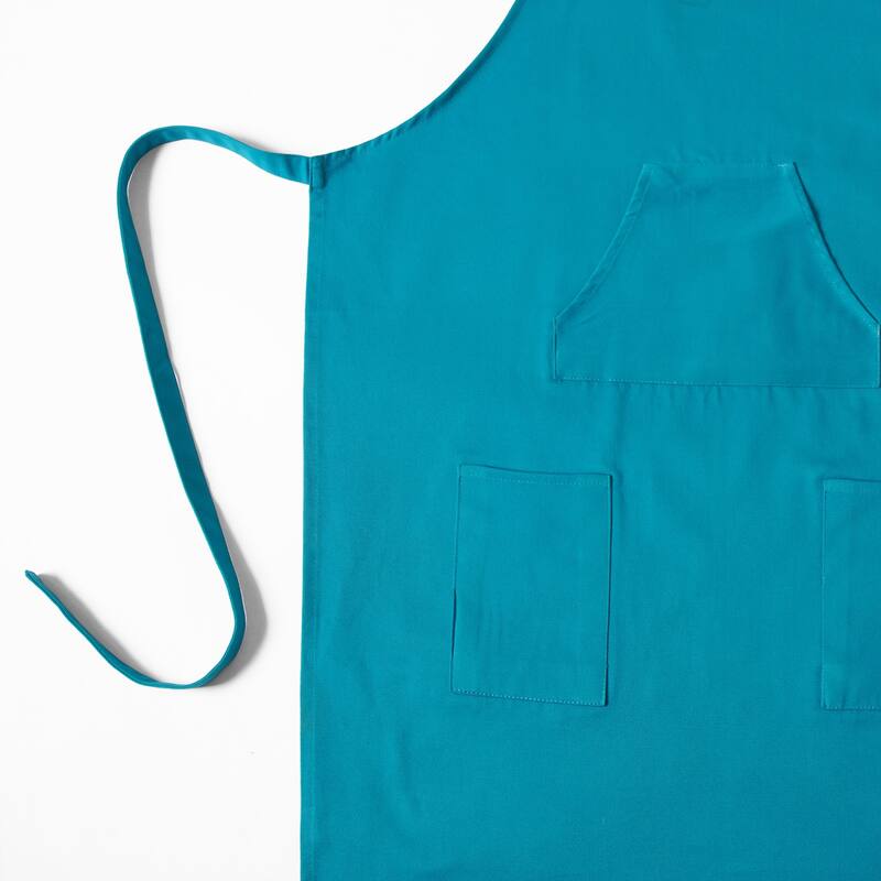 Exclusive Fabrics Solid Cotton Apron - 27 X 34