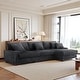preview thumbnail 7 of 153, 118.4"W Plush Modular Sectional Sofa with Pillows