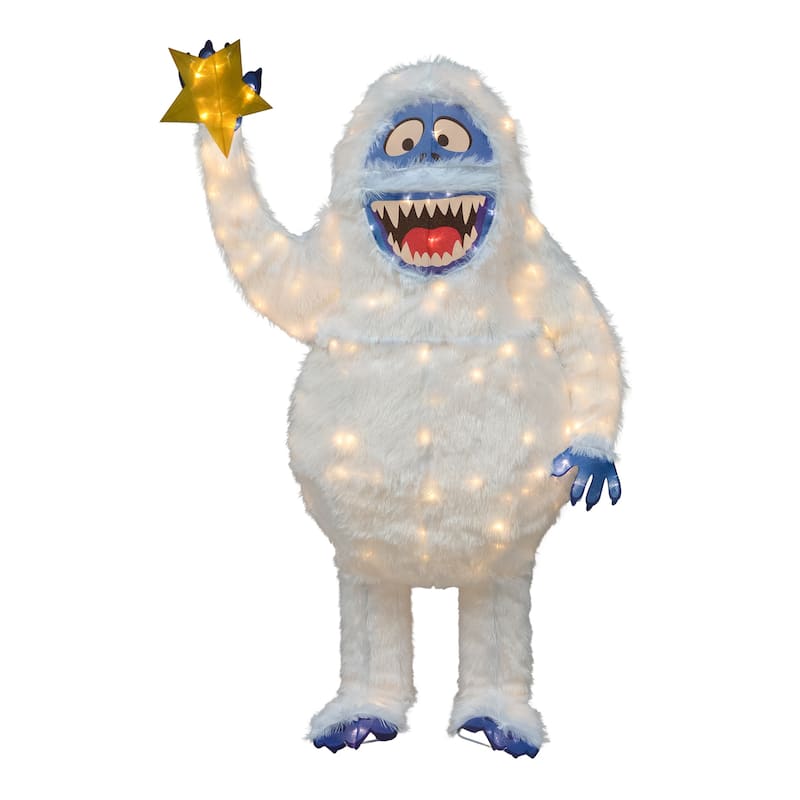 56" Rudolph 3D Pre-lit LED Yard Art Bumble with Star
