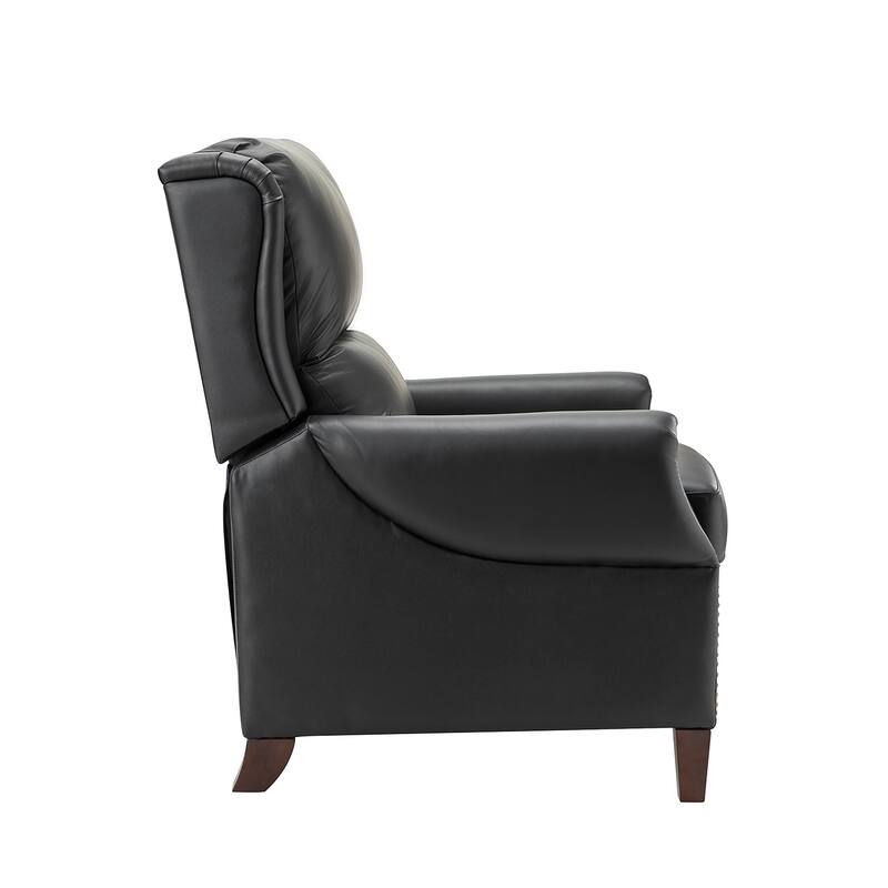 Alicia 32.68" Wide Genuine Leather Manual Recliner